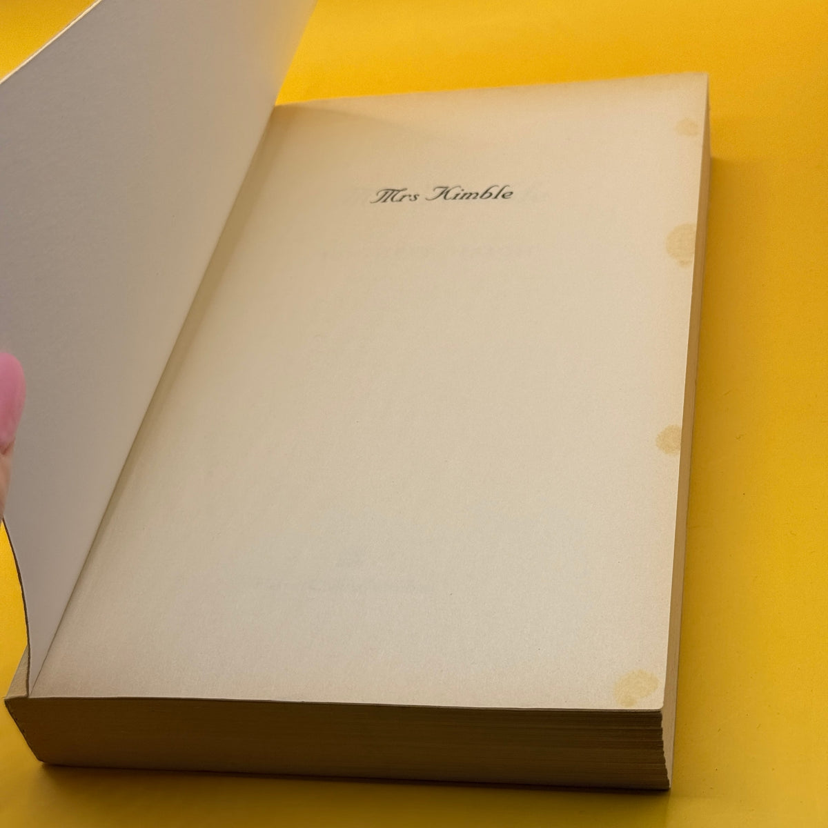 Mrs. Kimble by Jennifer Haigh