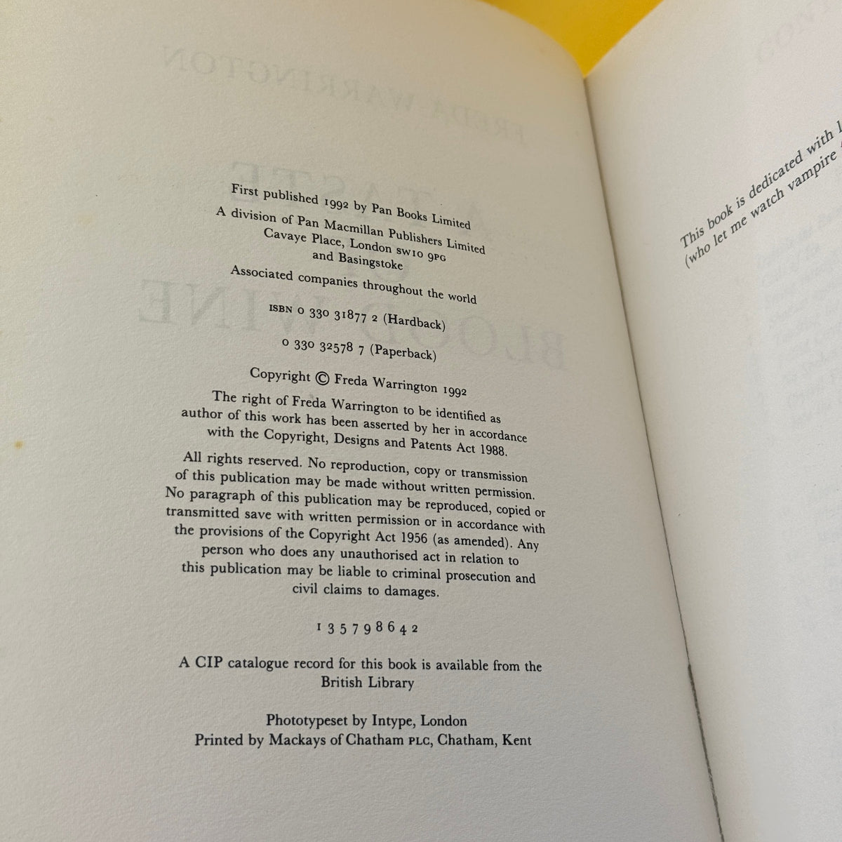 A Taste of Blood Wine by Freda Warrington
