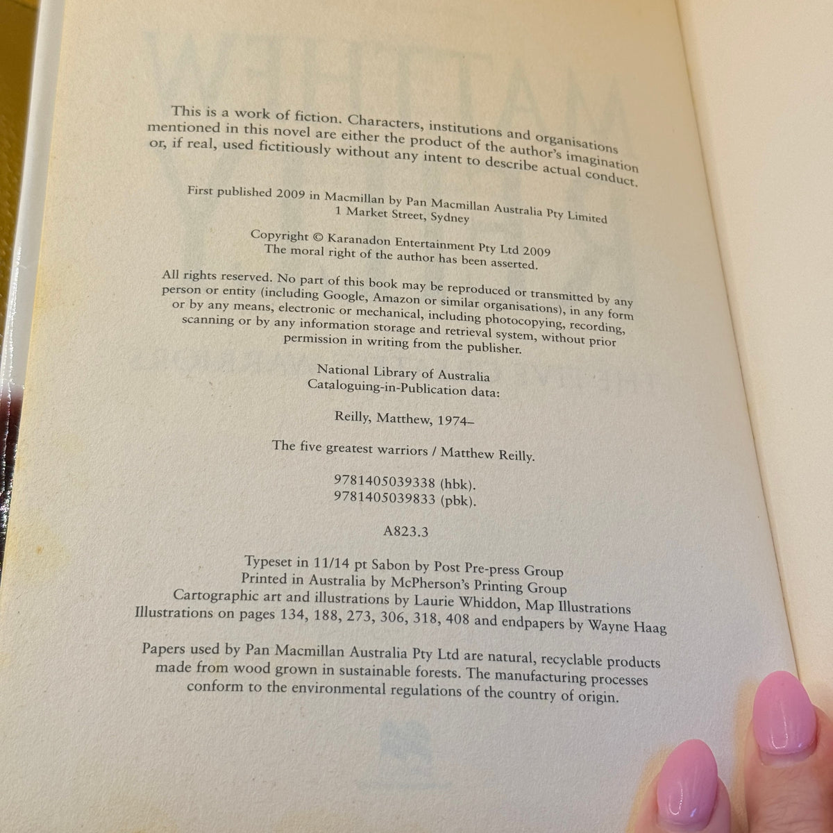 The Five Greatest Warriors by Matthew Reilly