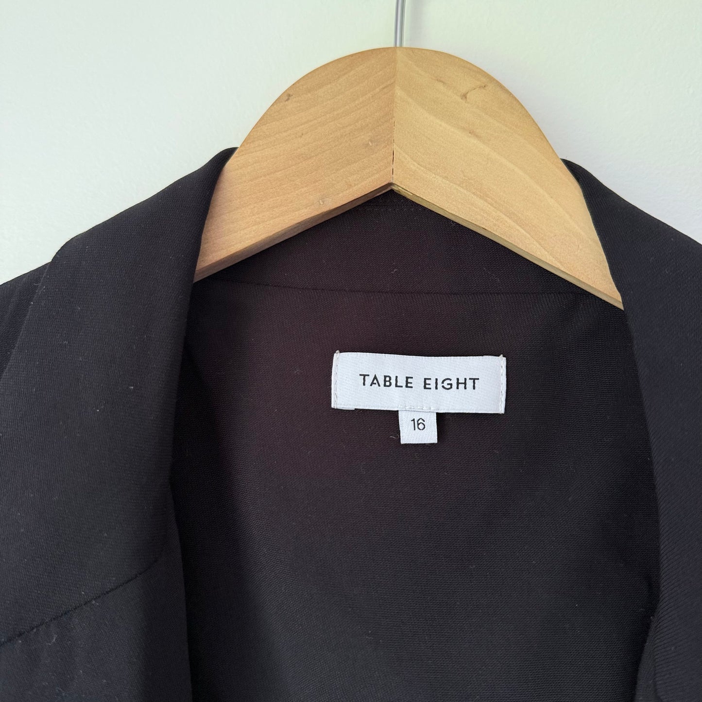 Table Eight Sleeveless Full Length Belted Blazer - Size 16