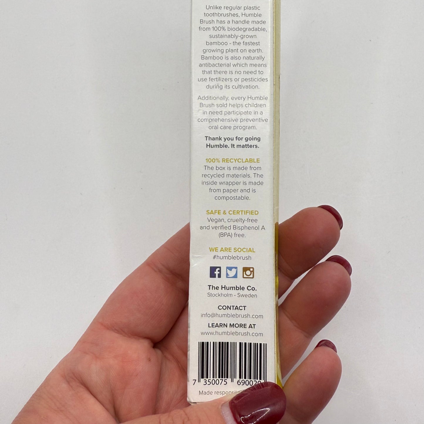 The humble co. Adult soft toothbrush yellow - manual toothbrushes original photo - what’s new health and wellness