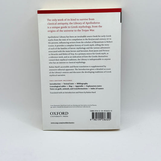 The Library of Greek Mythology by Apollodorus