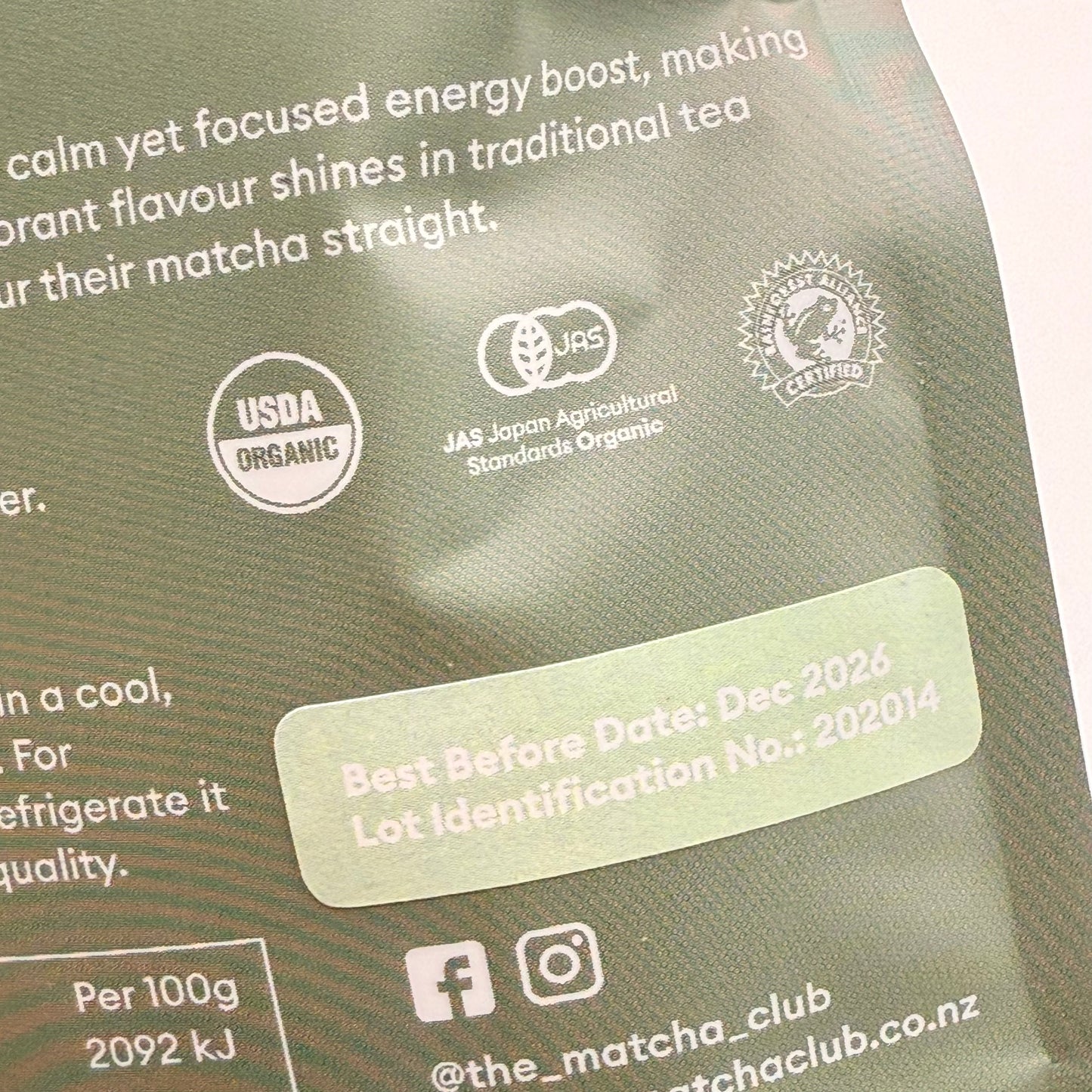 The Matcha Club Organic First Harvest Ceremonial Matcha 50g