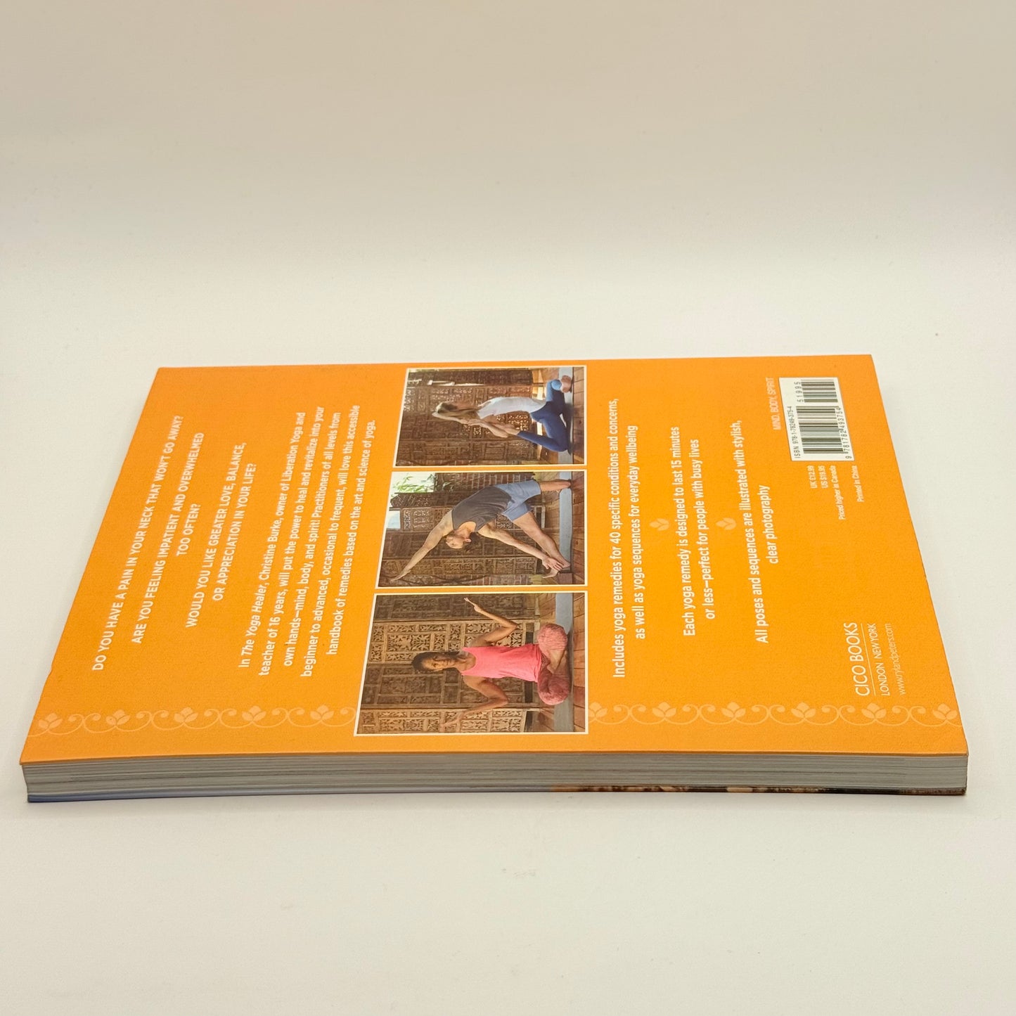 The yoga healer: remedies for the body mind and spirit by christine burke - print books condition: used printed media