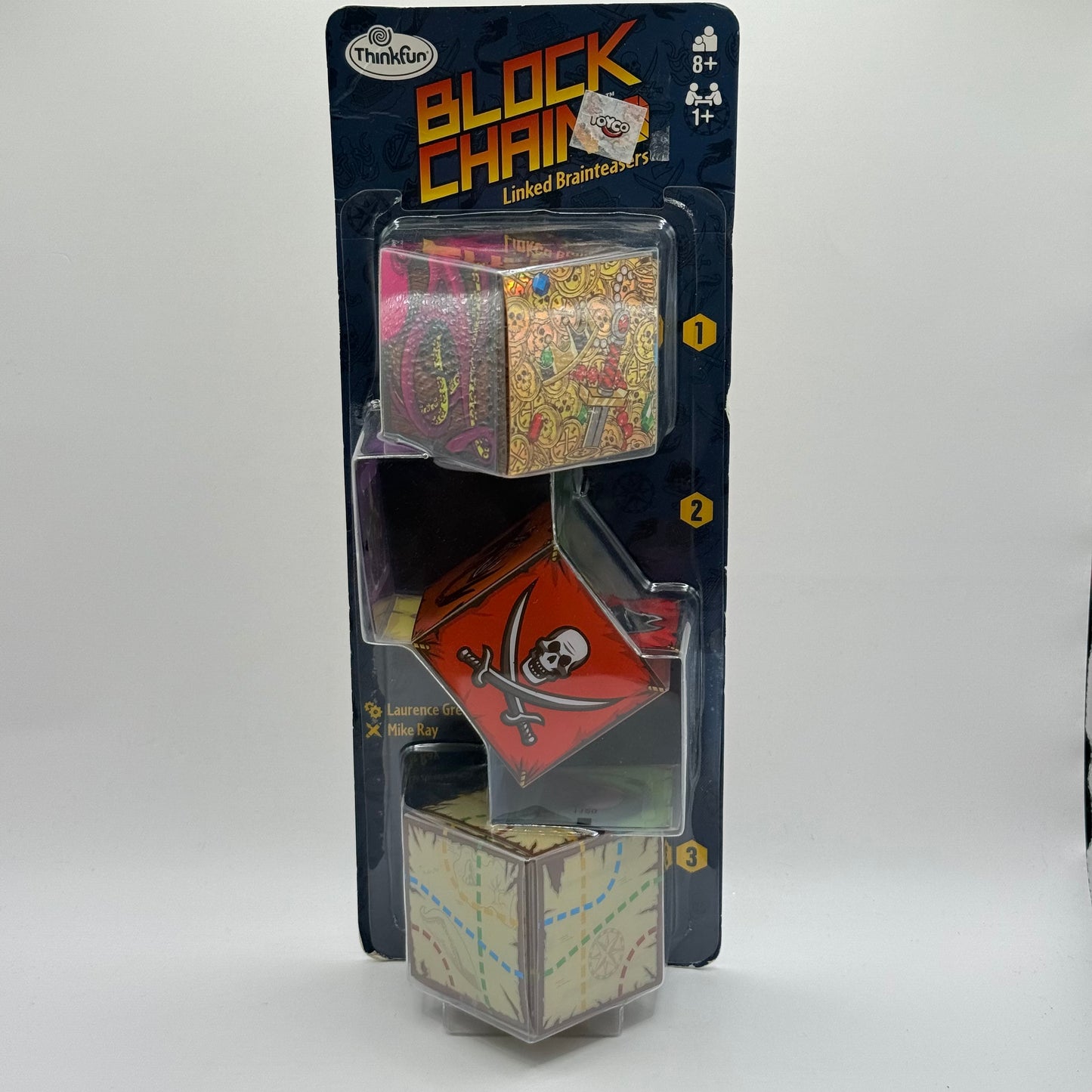 Thinkfun block chain puzzle game – linked brainteasers - mechanical puzzles original photo - what’s new toys