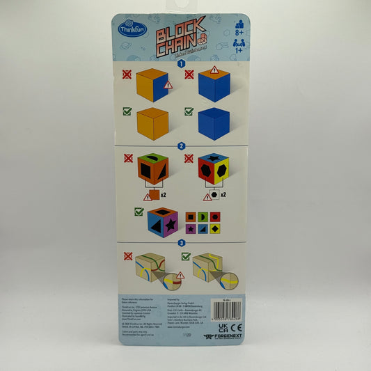 Thinkfun unicorn block chain puzzle game – linked brainteasers - mechanical puzzles original photo - what’s new toys