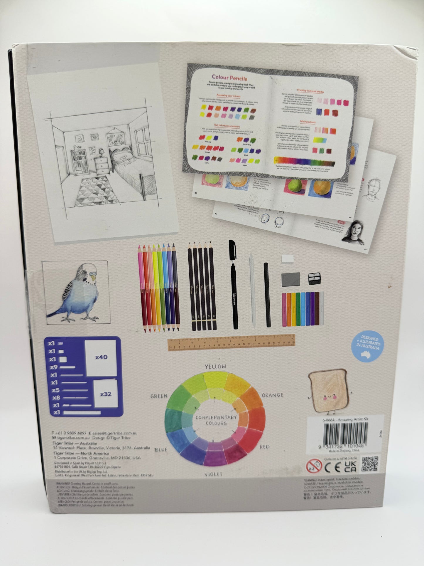 Tiger tribe amazing artist kit - craft kits crafts