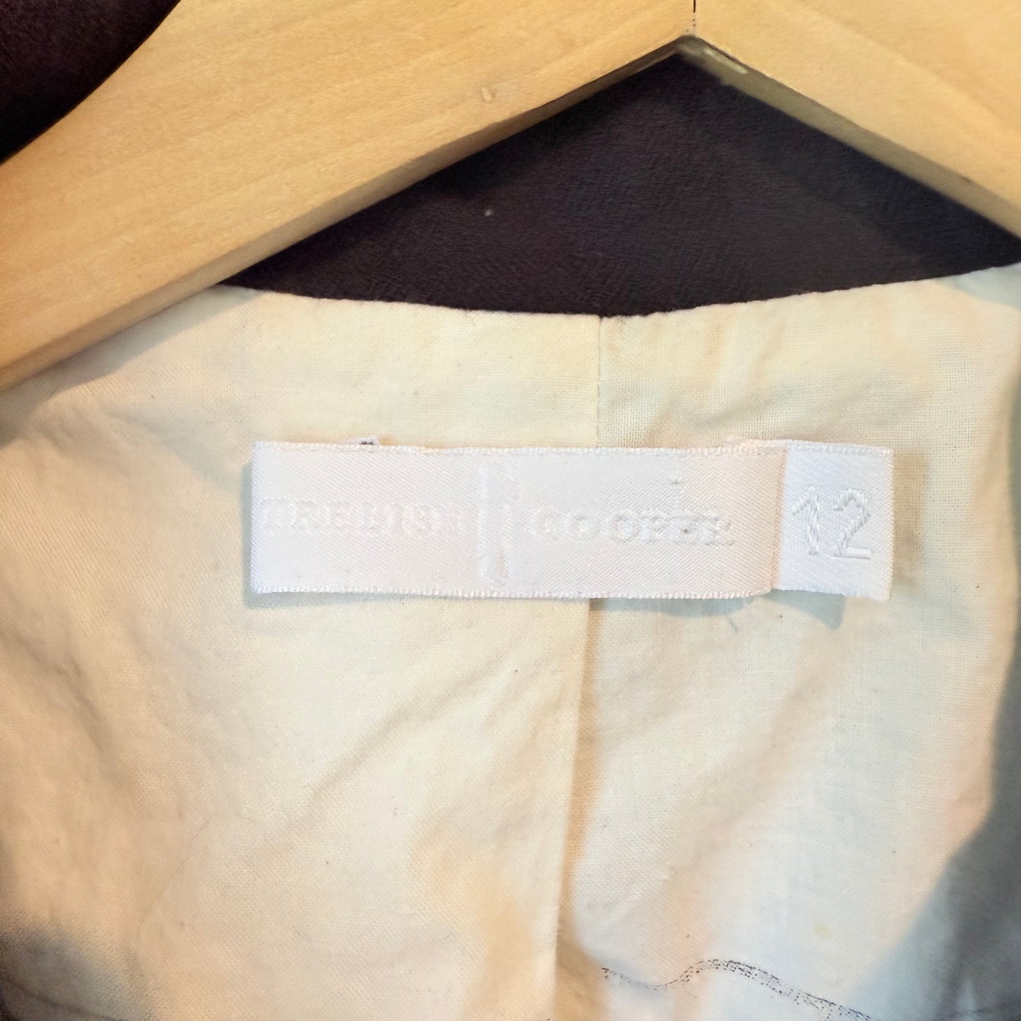 Trelise cooper zeus wool blazer - black - size 12 - coats & jackets condition: used - original photo - top - what’s new