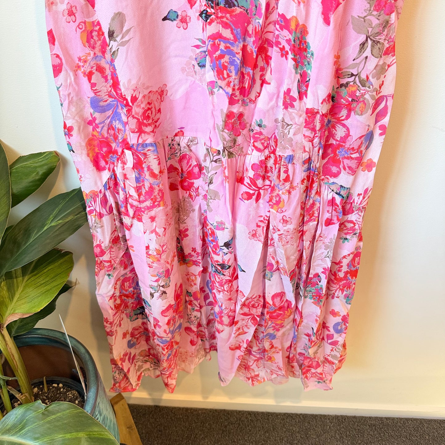 Verge Rosebud Pink Dress - Small