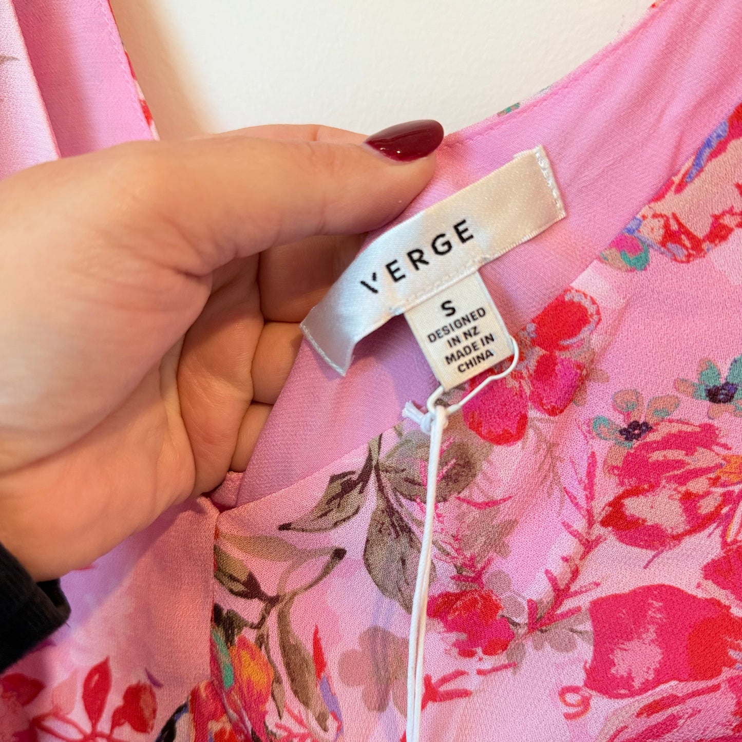 Verge Rosebud Pink Dress - Small