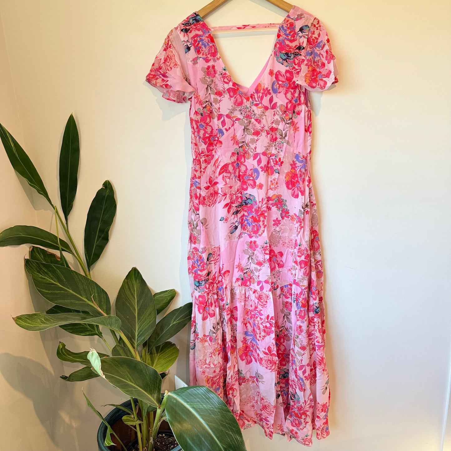 Verge Rosebud Pink Dress - Small