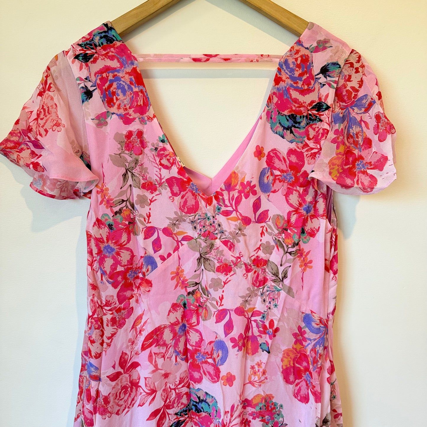 Verge Rosebud Pink Dress - Small