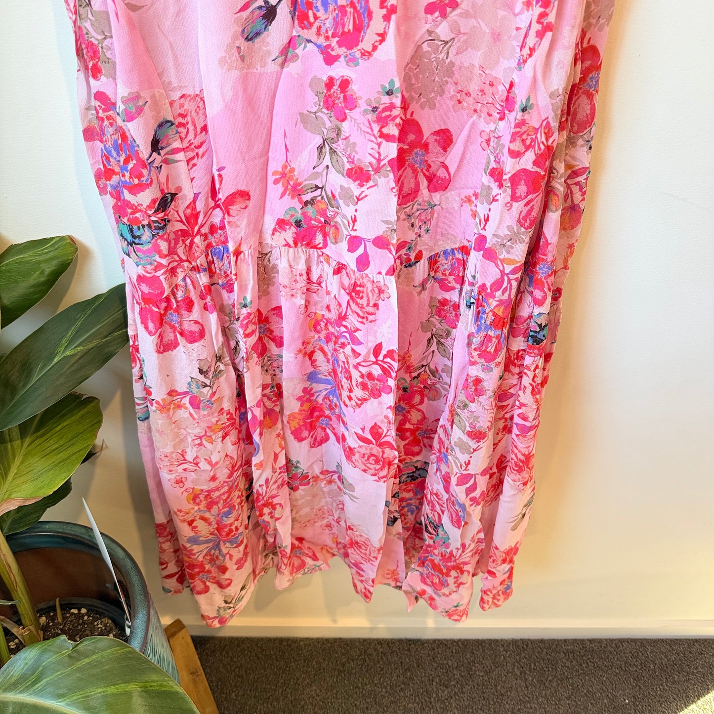 Verge Rosebud Pink Dress - Small