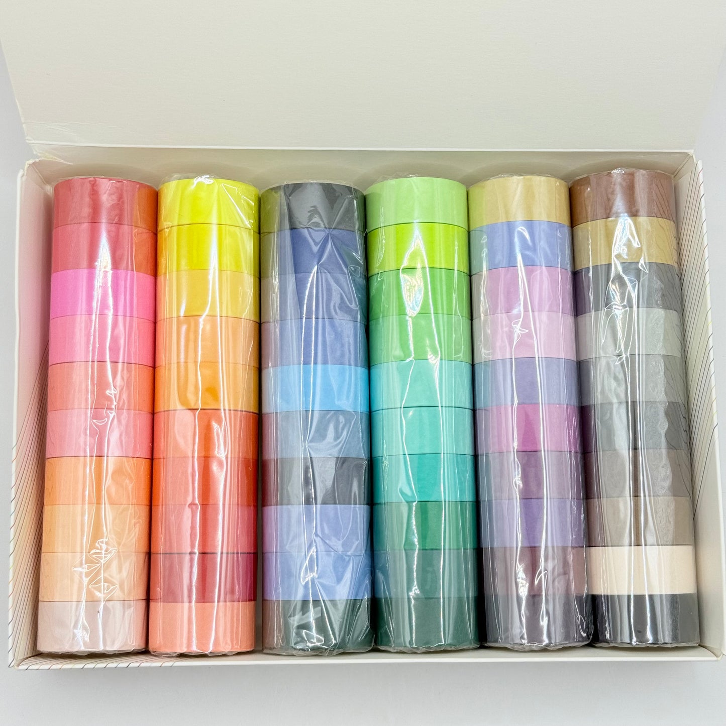 Washi Tape Rainbow 60-Roll Set
