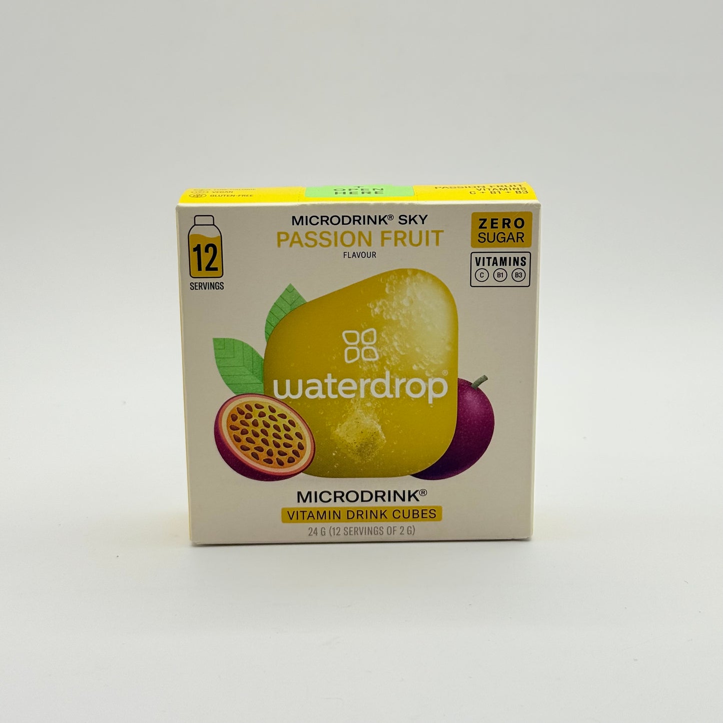 Waterdrop microdrink ice tea - 12 servings - passion fruit - powdered beverage mixes health and wellness