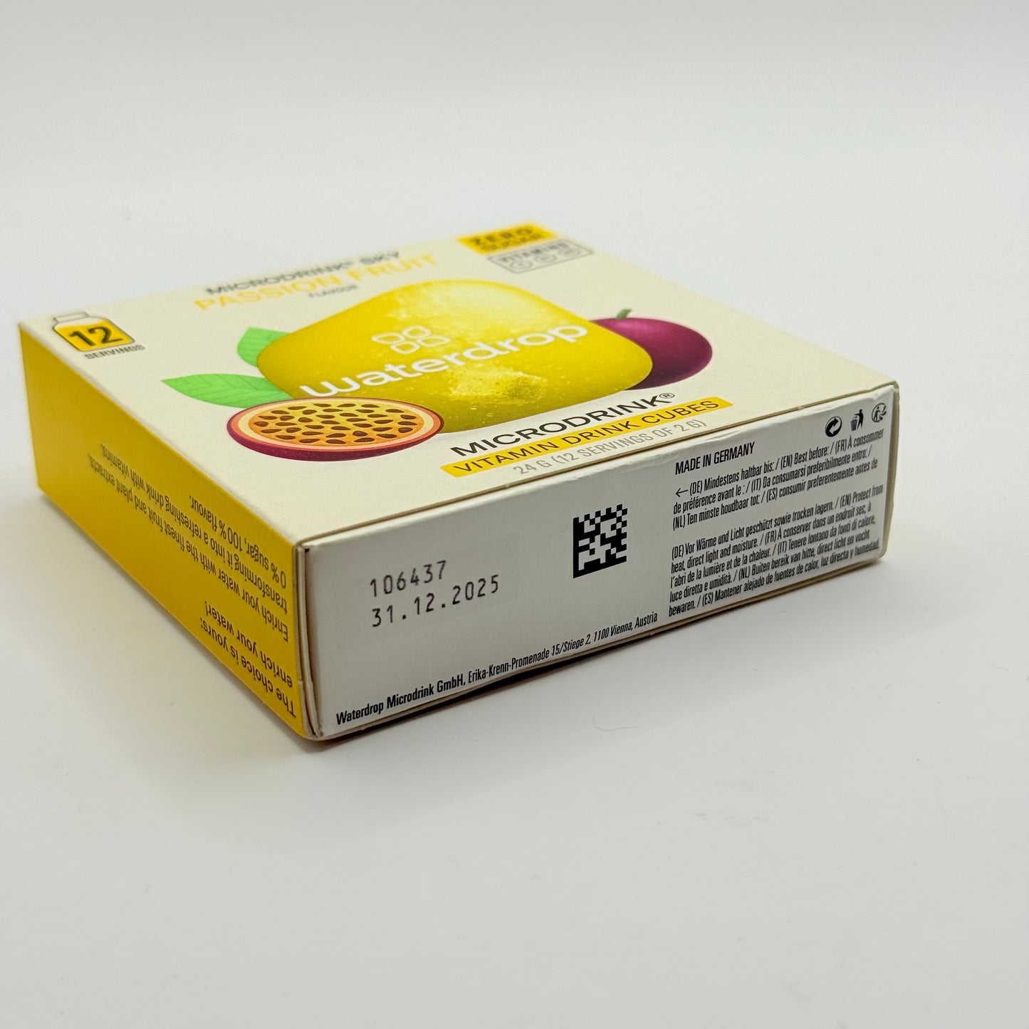 Waterdrop microdrink ice tea - 12 servings - powdered beverage mixes health and wellness