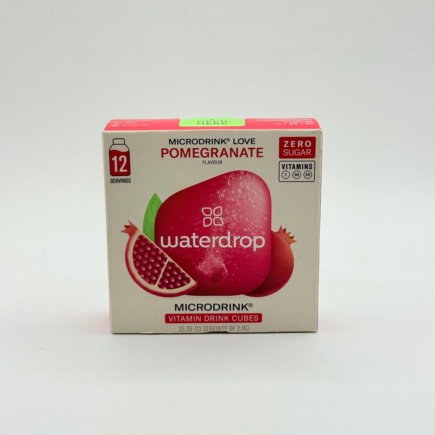 Waterdrop microdrink ice tea - 12 servings - pomegranate - powdered beverage mixes health and wellness