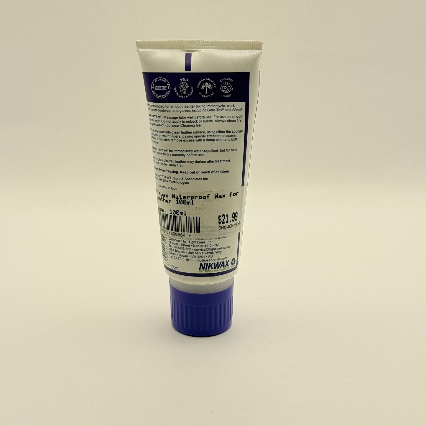 Nikwax Waterproofing Wax for Leather 100ml