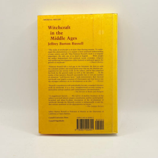 Witchcraft in the Middle Ages by Jeffrey Burton Russell