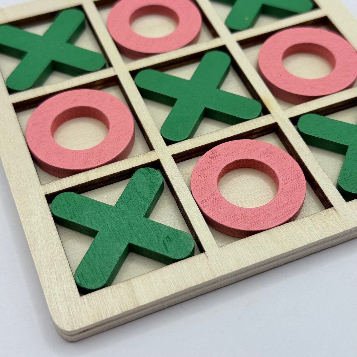 Wooden Tic Tac Toe Game