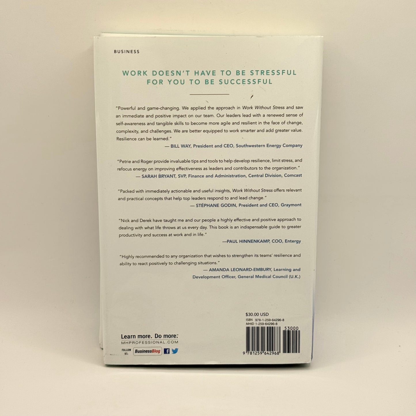 Work Without Stress by Derek Roger, PhD, and Nick Petrie