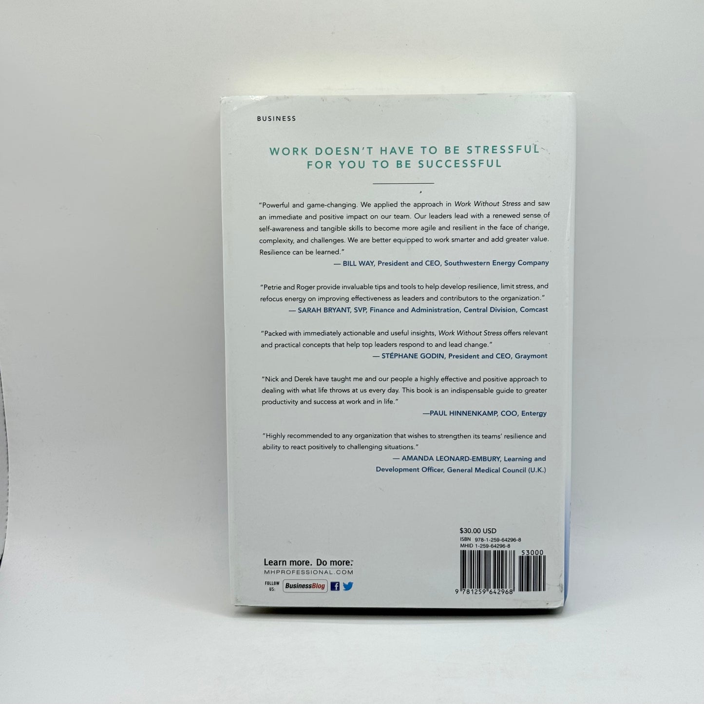 Work Without Stress by Derek Roger, PhD, and Nick Petrie
