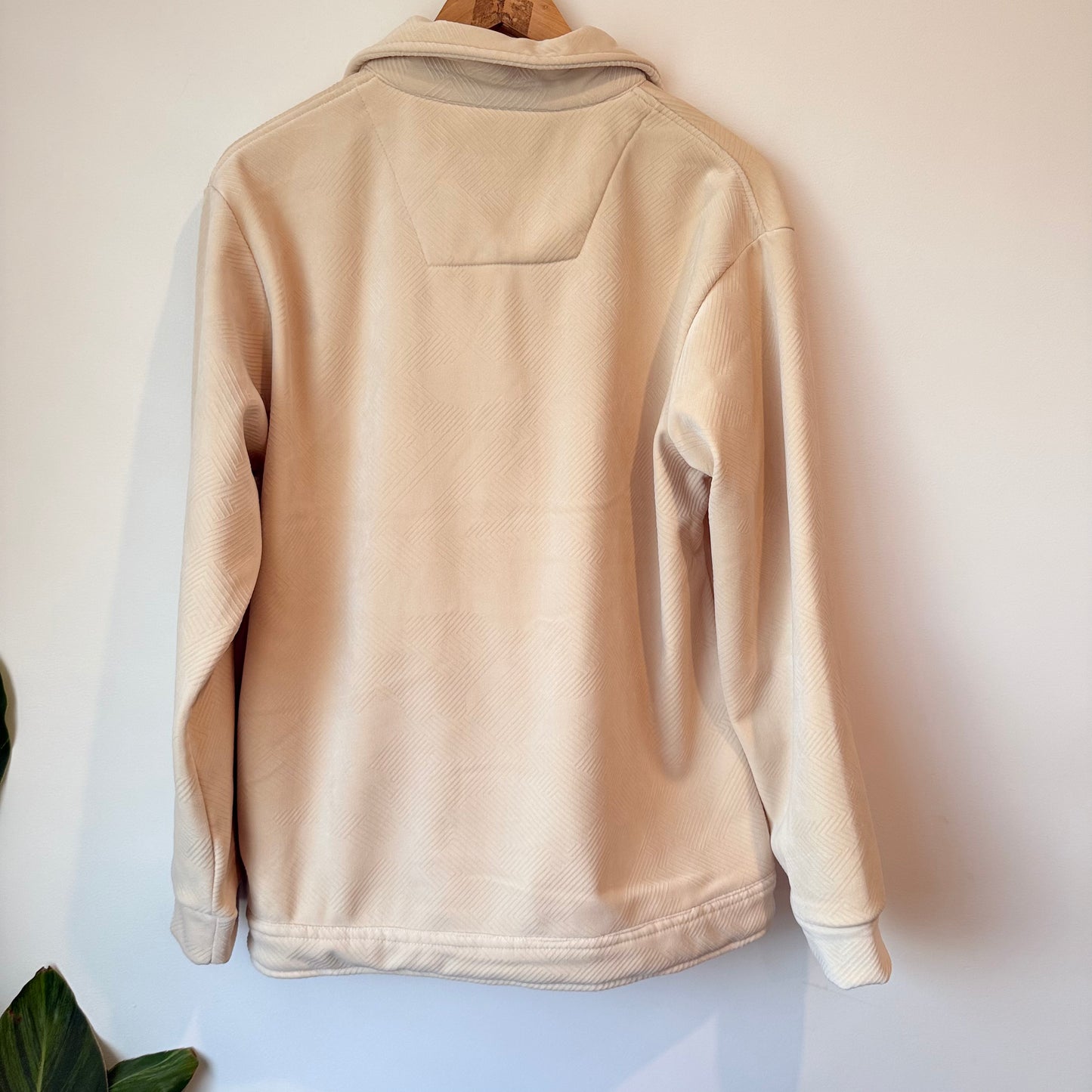 Zara overshirt / jacket - xl in cream - overshirts condition: used - original photo - top - what’s new women’s apparel
