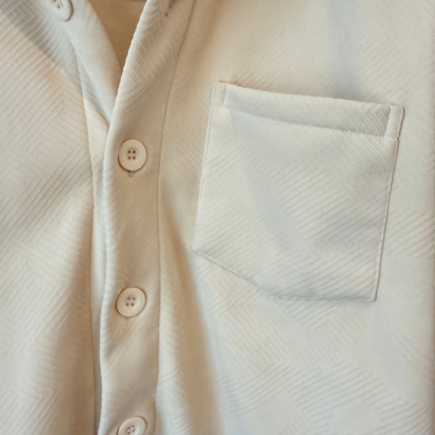 Zara overshirt / jacket - xl in cream - overshirts condition: used - original photo - top - what’s new women’s apparel