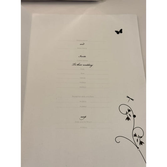 6x packs of celebrations by party inc. Wedding invitation cards (12 per pack) - invitations seasonal & holidays