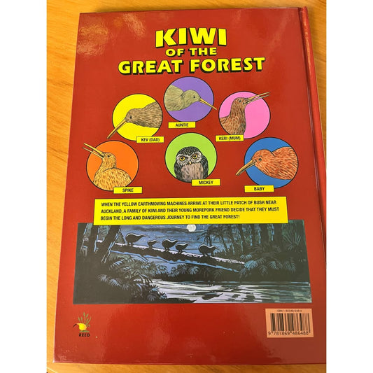 Kiwi of the great forest by dave gunson - books printed media