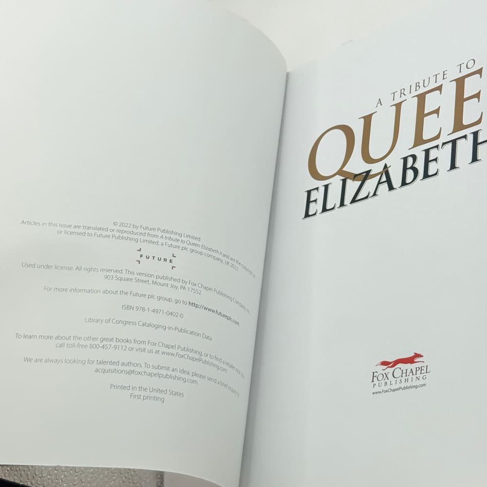 A tribute to queen elizabeth ii commemorative edition - print books what’s new printed media