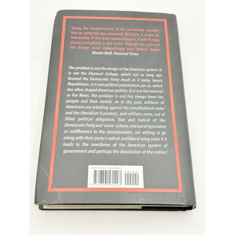 Rebellion: how antiliberalism is tearing america apart again by robert kagan - print books condition: used printed media