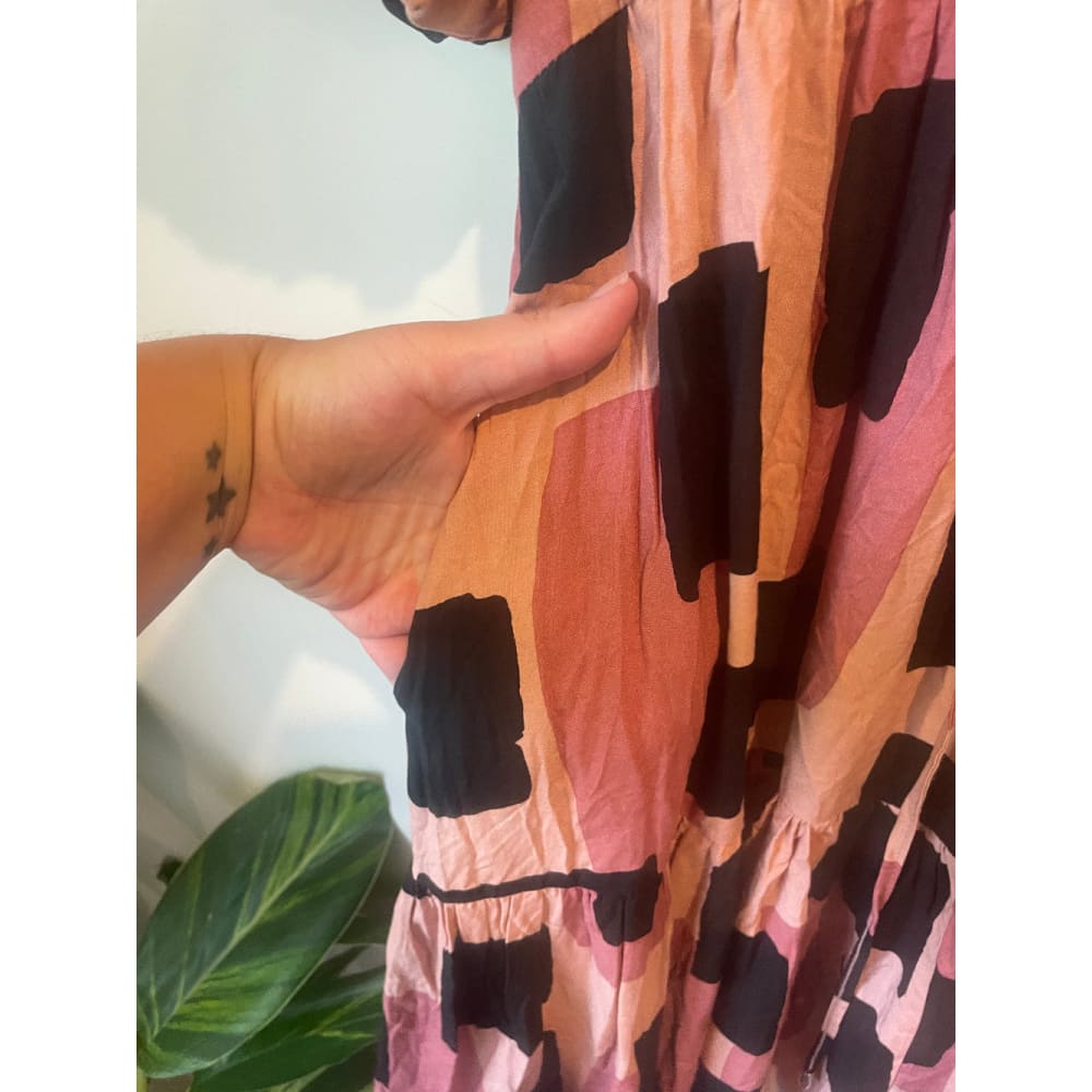 Abstract Mini Dress