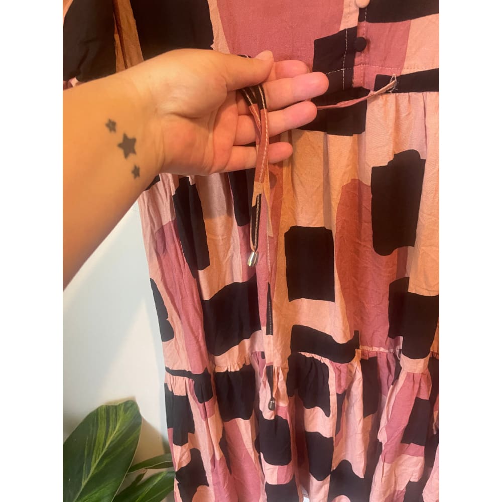 Abstract Mini Dress