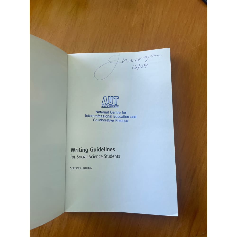 Writing guidelines – for social science students | academic writing resource – used (ex-library) - print books academic