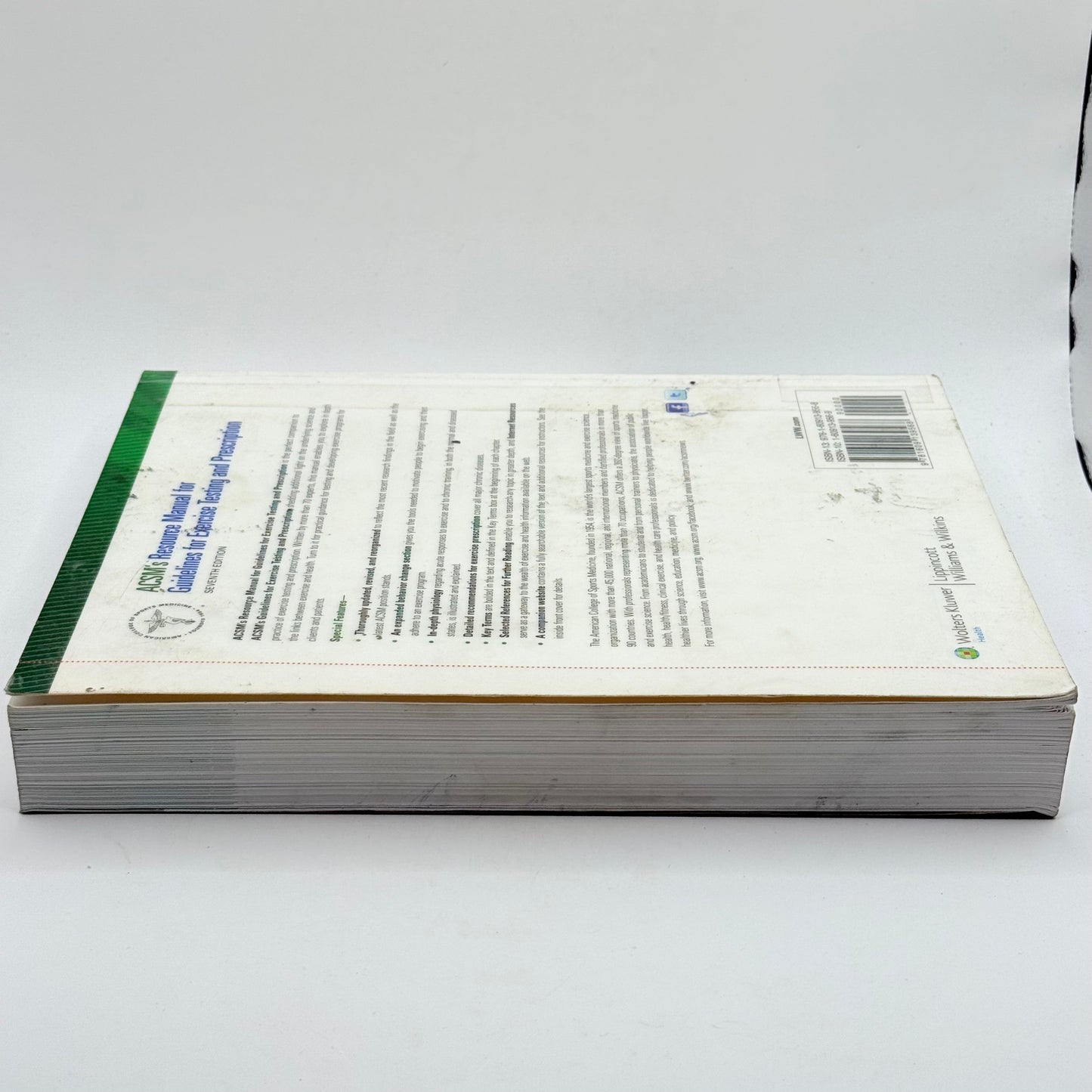 Acsm’s resource manual for guidelines for exercise testing and prescription - print books condition: used - what’s new