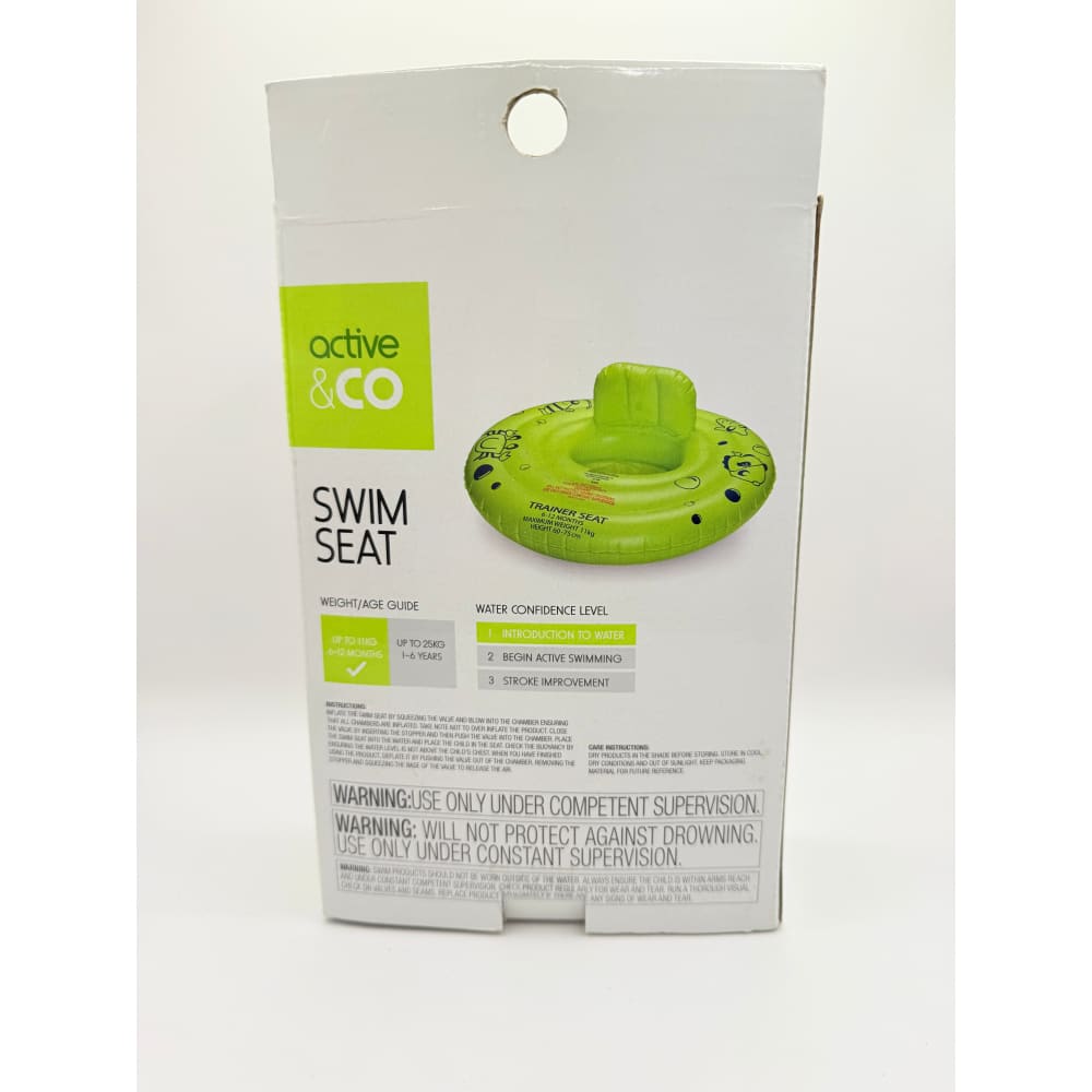 Active & co swim seat trainer seat 6-18 months - pool toys baby clothing