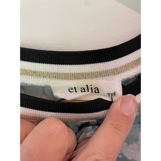 Et alia size xxs saint top in adara print/black – brand new - blouses clothing & fashion - designer clearance