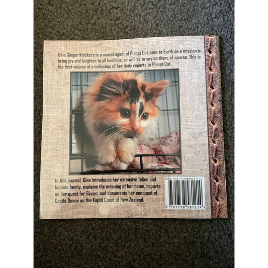 The journal of agent gina: phase one - print books book - cat - pet book