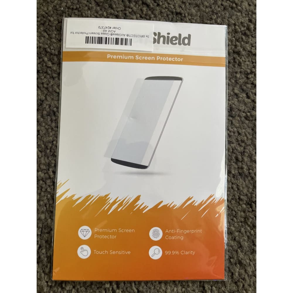 1x screenshield premium screen protector for agm a9 - screen protectors electronics & accessories - screenprotector