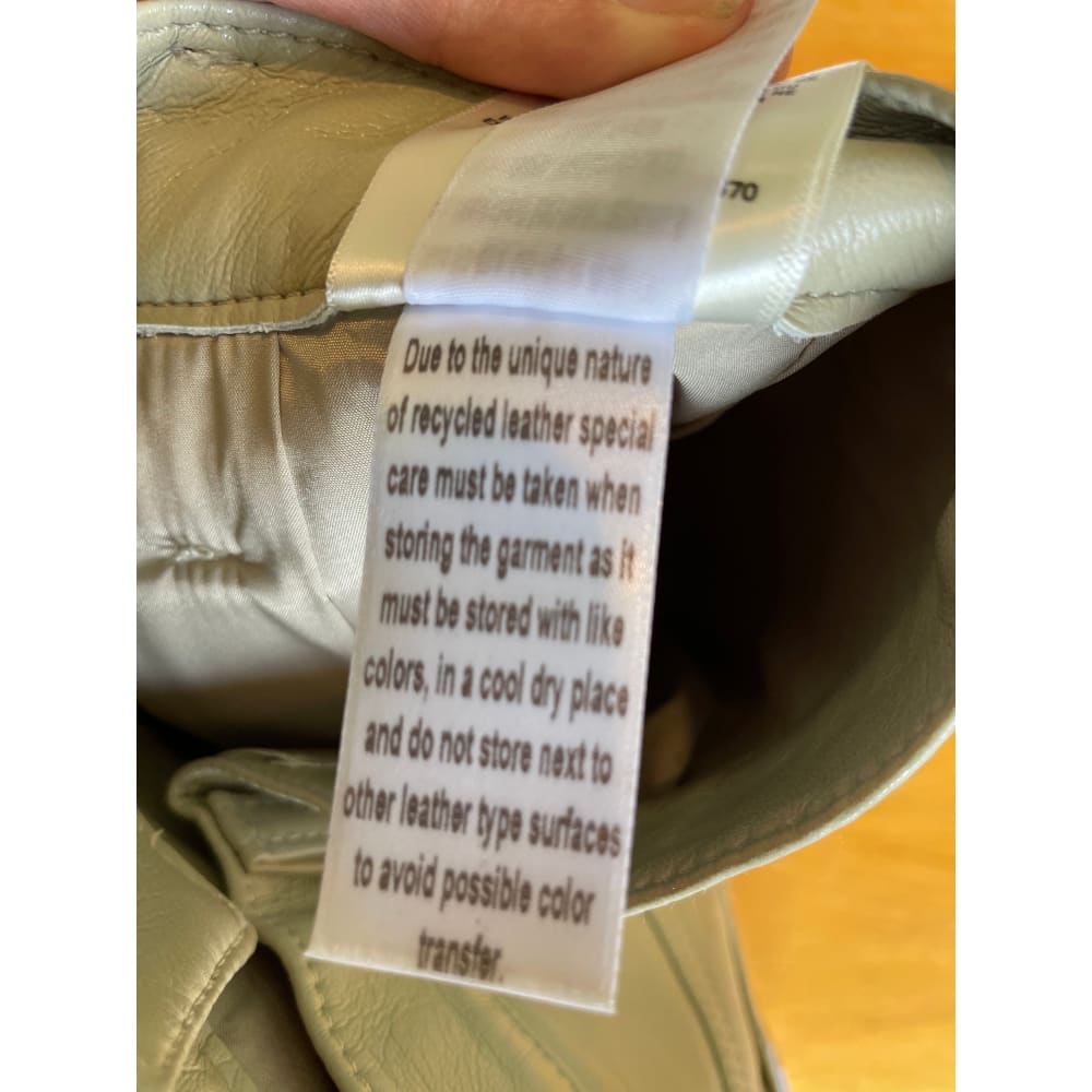 Agolde recycled leather cargo pants – size 23 – minor surface mark – rrp $500 + - cargo pants cargo - clothing &