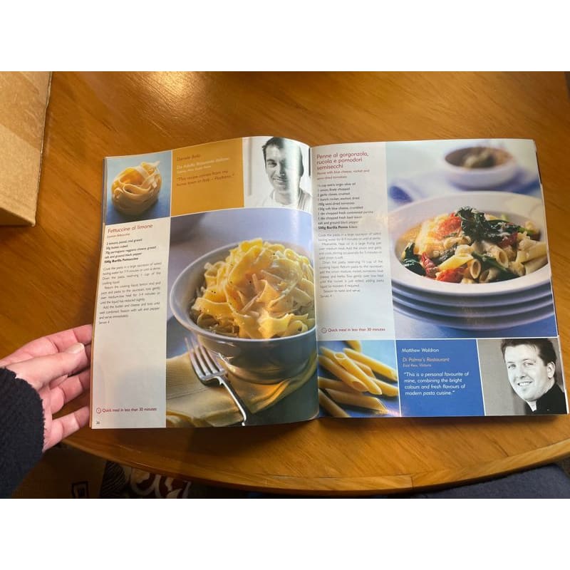 Al dente: pasta recipes from great australian chefs volume 2 - print books book - cookbooks - food printed media