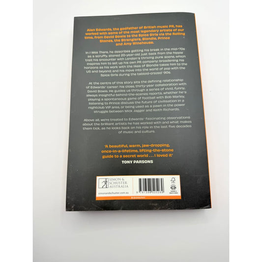 I was there: dispatches from a life in rock and roll by alan edwards - print books printed media