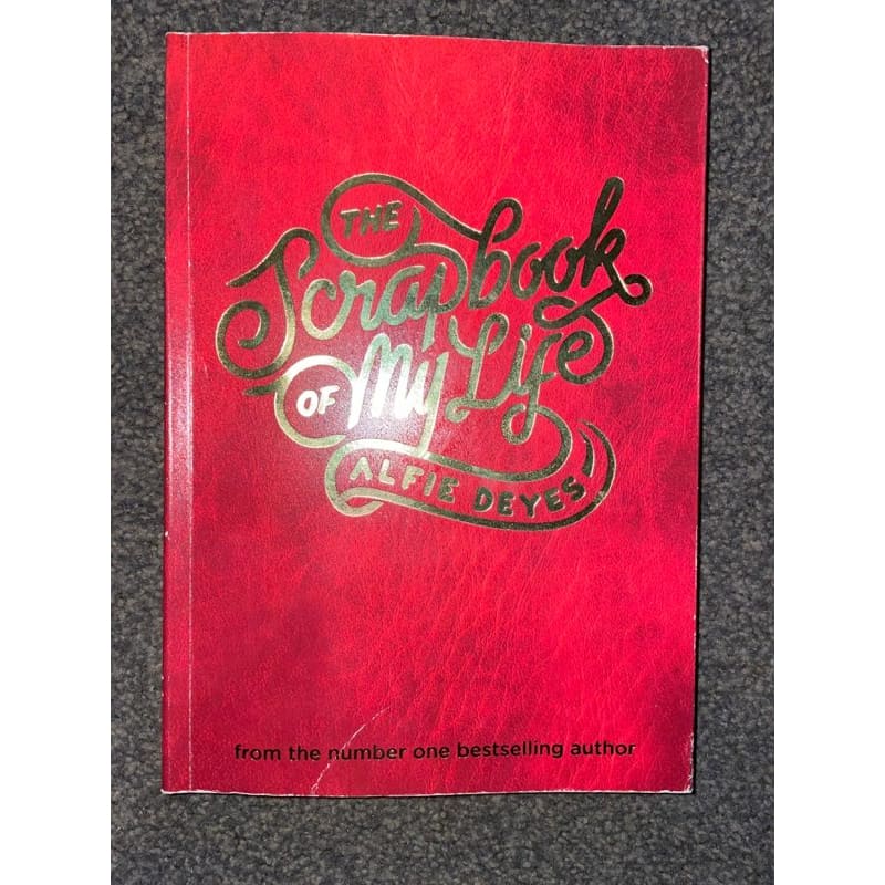 The scrapbook of my life - alfie deyes - print books biography - book - condition: used - memoir printed media