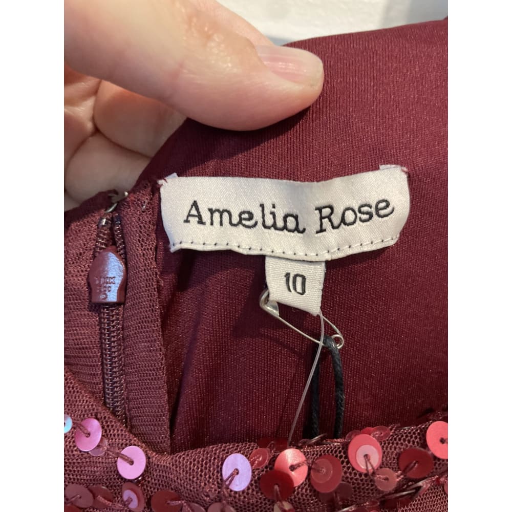 Bnwt amelia rose size 10 sequinned dress - dresses clothing & fashion - dresses women’s apparel