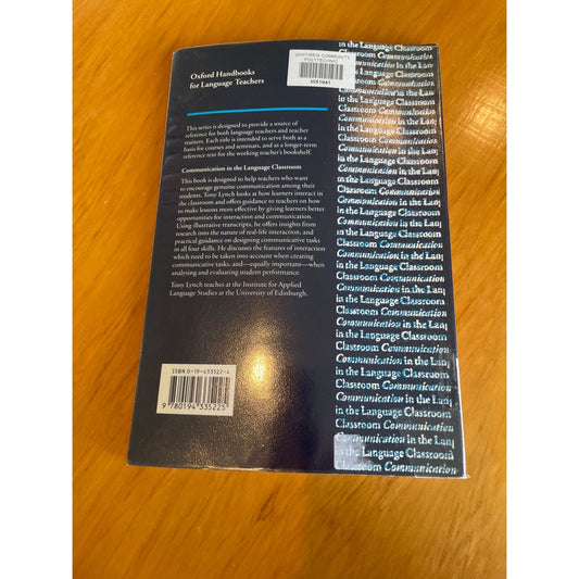 Communication in the language classroom - print books book - communication - condition: used - education printed media