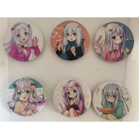 Anime badges – matt finish – multiple designs - lot #1 - brooches & lapel pins anime - brooches & lapel pins anime