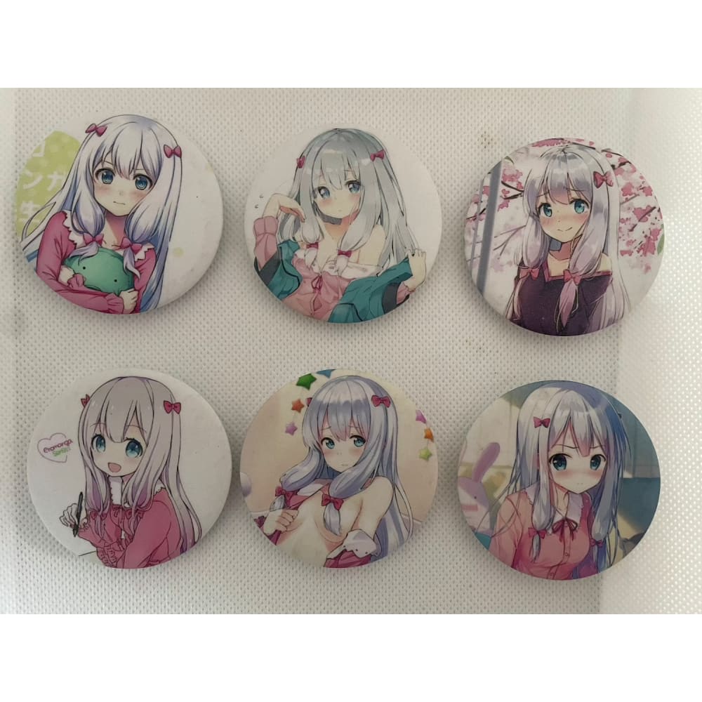 Anime badges – matt finish – multiple designs - lot #4 - brooches & lapel pins anime - brooches & lapel pins anime