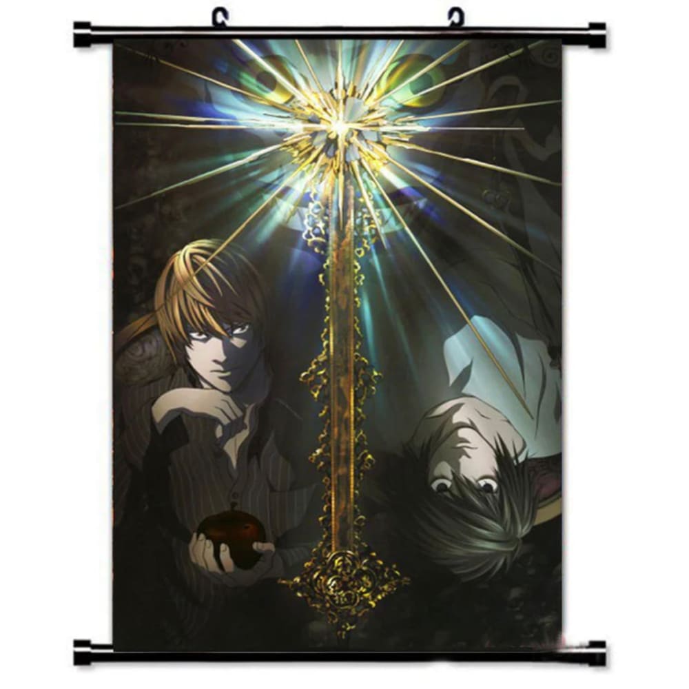 Anime 90x60cm wall scroll – death note dragon ball z haikyu & more - death note - posters anime - poster anime