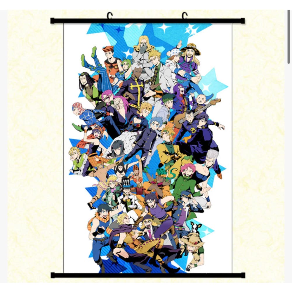 Anime 90x60cm wall scroll – death note dragon ball z haikyu & more - jojo’s bizzare - posters anime - poster anime